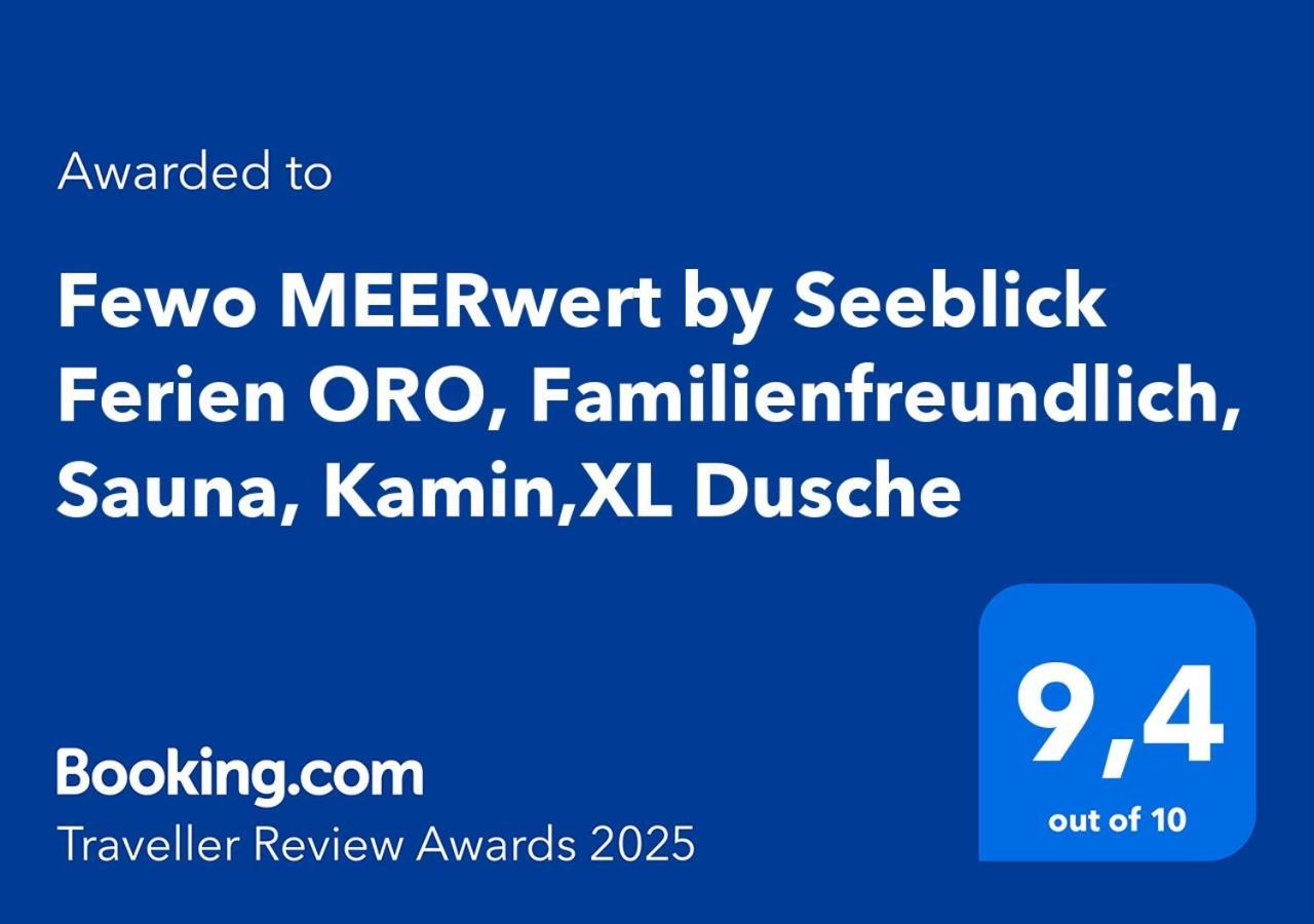 Fewo Meerwert By Seeblick Ferien Oro, Familienfreundlich, Sauna, Kamin,Xl Dusche Olpenitz Exterior foto
